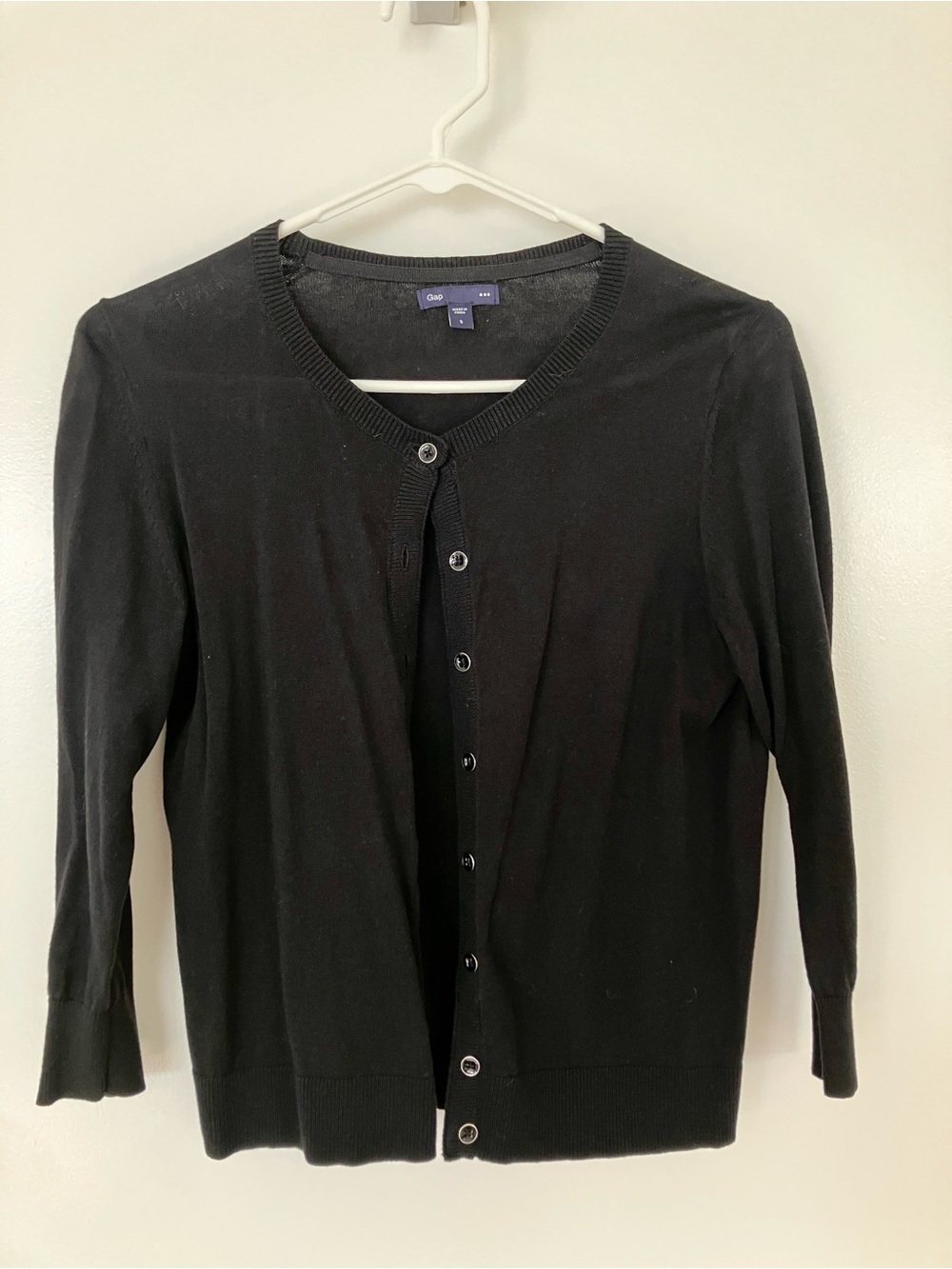 GAP Button-Up 3/4 Length Cardigan